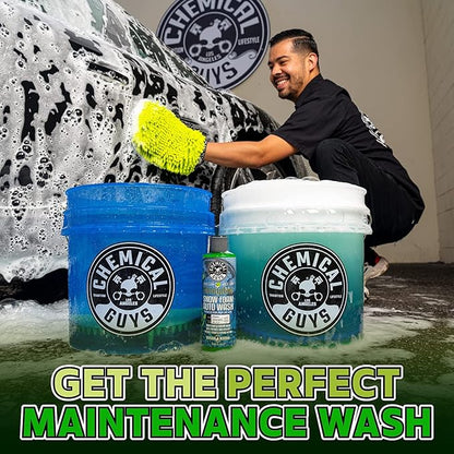 Chemical Guys Honeydew Snow Foam Auto Wash Cleanser 2 Pack (2 X 16 Fl. Oz.) - (Works with Foam Cannons, Guns or Bucket Washes) Safe for Trucks, Motorcycles, RVs & More, Honeydew Scent - CWS_110_1602
