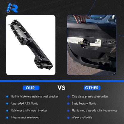 22818465 Front Left Driver Side Armrest Repair Kit Fit for Chevy Silverado 1500 2500HD 3500HD 2010-2014 For GMC Sierra 1500 2500 HD 3500 HD 2010-2014 Door Panel with Release Handle Below Armrest Black