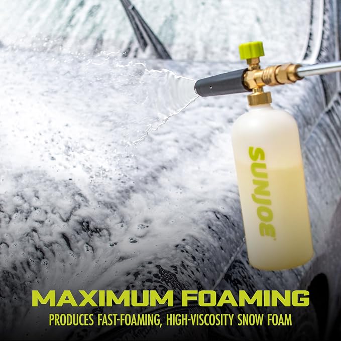 Sun Joe SPX-FCS1G Snow-Foam Pressure Washer Car-Wash Soap, 1 Gallon, Pineapple Scent