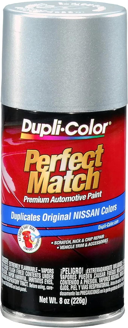 Dupli-Color EBNS06017 Perfect Match Automotive Spray Paint - Nissan Silver Metallic, K23-8 oz. Aerosol Can