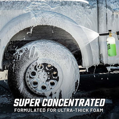 Slick Products Total Off-Road Wash Super Concentrate – Thick Foaming Car Wash Soap with Hybrid-Ceramic Formula for Dirt Bikes ATV UTV Trucks Jeeps and More – Foam Cannon Ready – 16 oz
