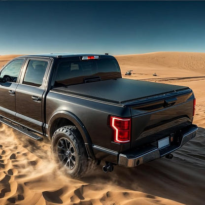 AUTOSAVER88 Soft Roll Up Truck Bed Tonneau Cover Compatible with Dodge Ram 1500 2019-2026 New Body Style 5.7ft w/o RamBox
