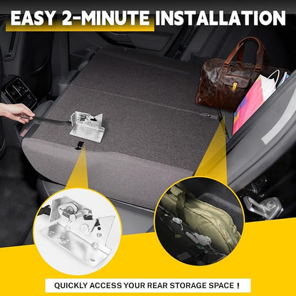 All-in-One Pre-Assembled Rear Seat Release Kit for Ford F-150 F-250 F-350 SuperCab & SuperCrew (2009-2025)
