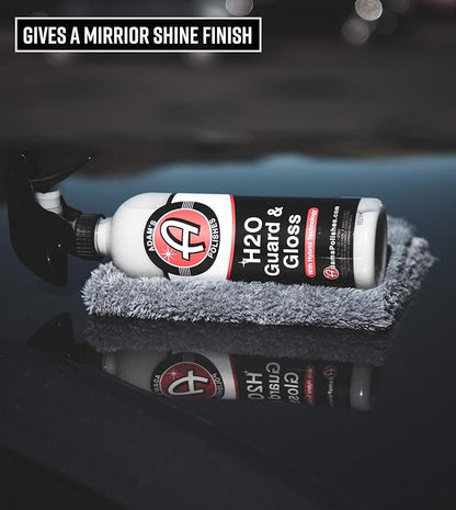 Adam's Polishes H2O Guard & Gloss (Gallon) - Car Detailing Hybrid Top Coat Silica Sealant, Car Wax & Polish Quick Detailer | After Car Wash Seals, Shines, and Protects All Exterior Surfaces