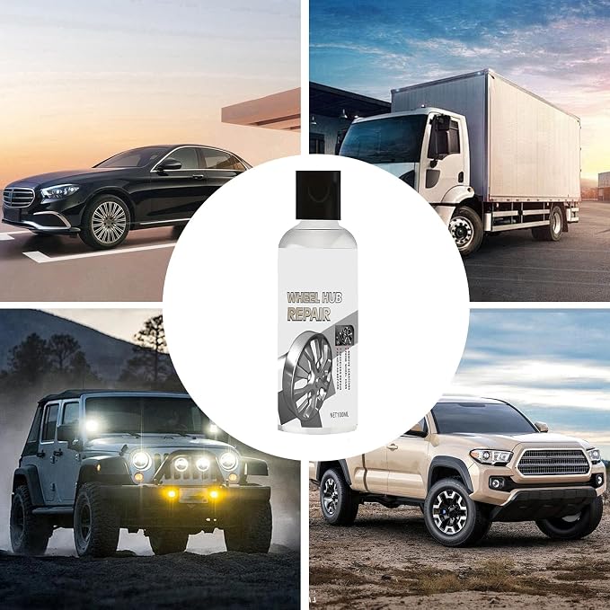Tire Polish - 100ML Scratch Detailing Agent - Wheel Shine | for Tire Care Metal Debris Exterior Nuts Bolts Iron Fittings Truck SUV Auto