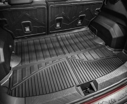 OEDRO Upgraded Floor Mats Fit for 2024-2025 2026 Subaru Crosstrek/Impreza Accessories, TPE All-Weather Crosstrek Floor Liners 1st & 2nd Row & Trunk Mat, Black