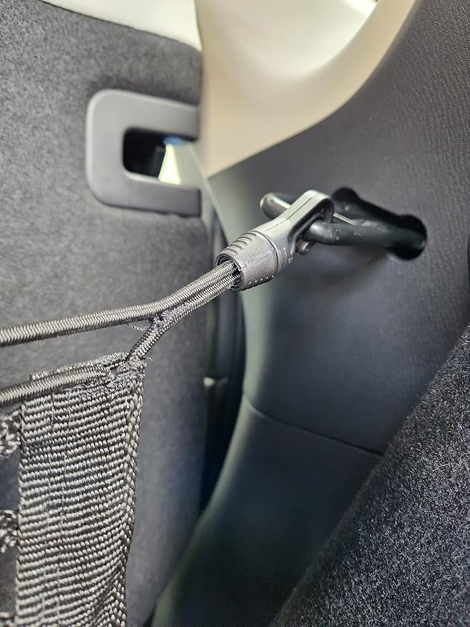 Back Seat Style Automotive Elastic Trunk Mesh Cargo Net for Mazda CX5 S Carbon Premium Turbo 2023-2026 -Premium Trunk Organizer and Storage - Luggage Net for Crossover - Car Organizer for Mazda CX5