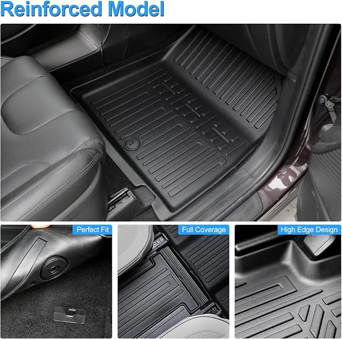 Floor Mats for 2020-2025 Hyundai Palisade 7/8 Passenger, Trunk Mat with Seat Back Cover and Lower Cargo Mat All Weather Interior Protector for 2025 Hyundai Palisade Accessories