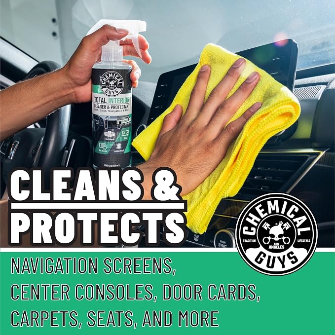 Chemical Guys New Car Scent Detailing Kit with Storage Bag, Air Freshener Spray, Interior Cleaner, Microfiber Towels, and Hanging Air Fresheners, Giftable Car Care Set