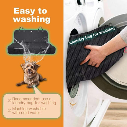 Reliadura Back Seat Cover for Dogs, Washable Bench Seat Covers for Trucks,Nonslip Truck Seat Cover Protector for F150/Ram1500/GMC Sierra/Toyota/Chevrolet Silverado,Car Seat Covers for Dogs