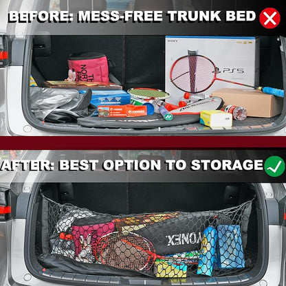 Envelope Style Cargo Net Compatible with Lexus RX300-450 2026 2025 2024 2023 2022 2021 2020 2019 2018 2017 2016 2015 2014 2013 2012 2011 2010 Trunk Car Rear Tailgate Touring Netting