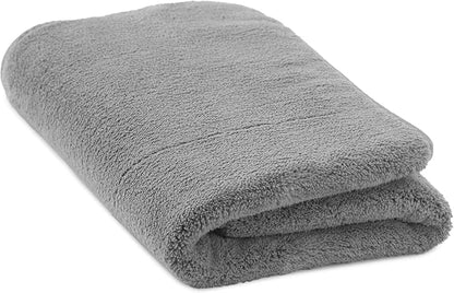 VIKING Microfiber Towel, Premium Car Drying Towel, Soft, Super Absorbent, Thick 1000gsm for Car Detailing Kit, Grey, 24 Inch x 24 Inch, 1 Pack