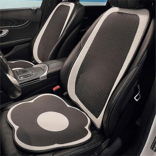 Cute Car Seat Covers Full Set, Universal Fit for Most Cars SUV Pick-up Truck Sedan, Fit for Tesla, Car Accessories for Women Interior, Automotive Vehicle Auto Interior Décor (Full Set)