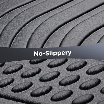 BAMACAR 2013-2019 for Ford Escape Floor Mats Front & 2nd Floor mat & Cargo Liner for Escape Titanium se sel 2013 2014 2015 2016 2017 2018 2019 4Pcs Black All Weather Protection for Ford C-Max