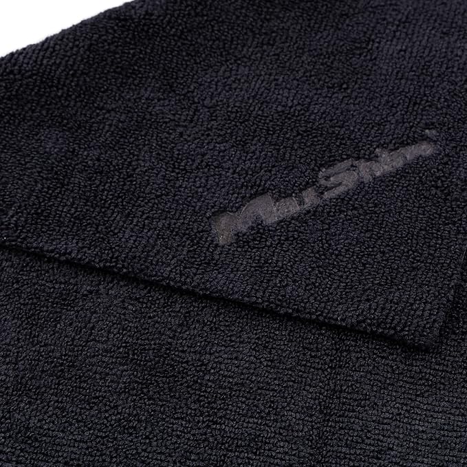 Maxshine 16" x 16" Universal 5-Pack Black Microfiber Car Detailing Towels – 330GSM Ultra-Soft & Absorbent – Ideal for Car Wash, Polishing & Interior/Exterior Detailing
