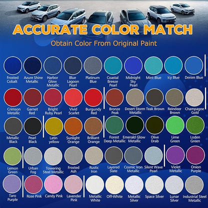 Silver Touch Up Paint for Cars,Car Paint Touch Up Pen for Deep Scratches,Car Scratch Repair Pen Auto Scratch Remover for Easy to Use and Fix(Industrial Steel Metallic)