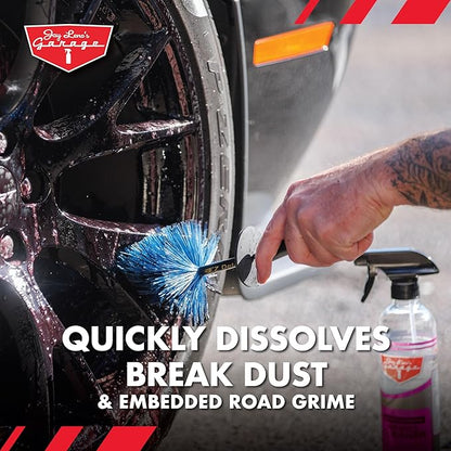 Jay Leno's Garage Wheel Cleaner Spray – Brake Cleaner and Heavy Duty Brake Dust Remover that Works as a Rim Cleaner, Leaving Wheels, Rims, Brake Pads & Rotors Spotless for a Showroom-Quality Finish