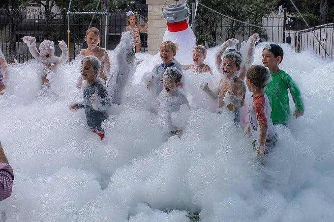 Foam Powder Pack of 4, Makes up to 480 Gallons of Party Fun for Bubble Cannons, It's a hit with the FOAMO and Other Small Party Foam Makers