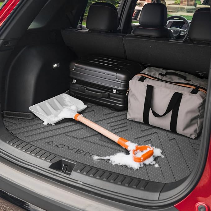 KUST Floor Mats for 2022-2026 Jeep Grand Cherokee Accessories 5 Seats (Include 4XE, Not for WK & L), All Weather Floor Liners & Cargo Trunk Mat & Rear Backrest Mats, TPE Rubber, Raised Edge