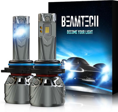 BEAMTECH 9006 Bulb, Fit For 1987-2005 LeSabre, 1999-2004 S10, 1996-2023 Express 2500 3500 Savana 2500 3500, Pack of 2