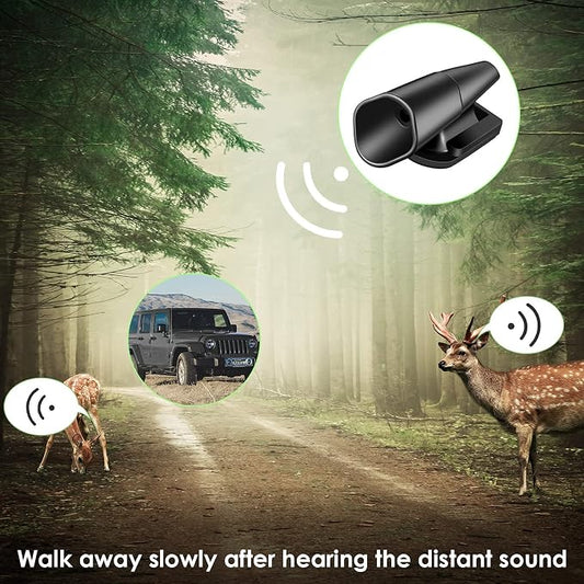 Frienda 18 Pcs Deer Whistles for Car Deer Warning Devices Vehicles Horn Save Whistle with Adhesive Tapes Vehicles Animal Siren for Truck Motorcycle(Elegant Style)