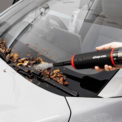 Shop-Vac 2-in-1 Car Vacuum & Air Duster, 14000Pa Blow/Suction Portable Cordless Vacuum, Mini Blower, Handheld & Lightweight with 6 Nozzles, Type-C Rechargeable for Auto/Home/Office