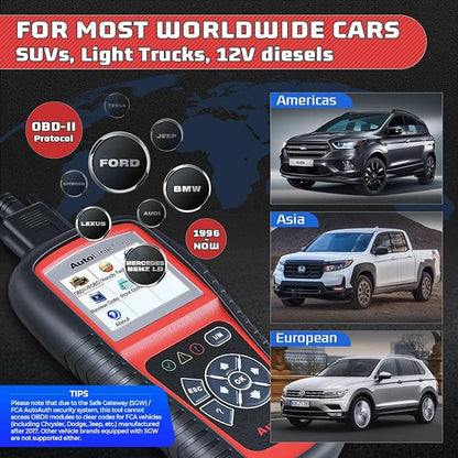 Autel AutoLink AL519 OBD2 Scanner Enhanced Mode 6 Car Diagnostic Tool Check Engine Code Reader CAN Scan Tool, Advanced Ver. of AL319