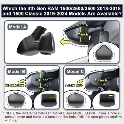 Mangoal Front 4K & Rear 1080P Dash Cam Custom Fit for Dodge RAM 1500/2500/3500 2019 2020 2021 2022 2023 2024 (Model D), Rebel Big Horn Laramie, UHD 2160P Video, OEM Look App & WiFi, GPS, 128GB Card