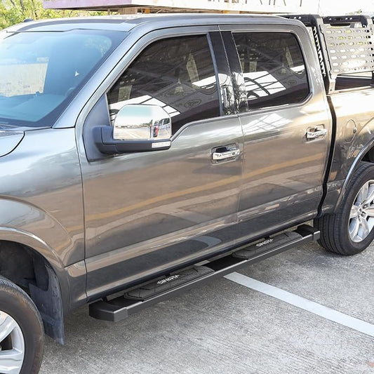 BINARY STAR 6 Inch Running Boards Compatible with 2009-2018 Dodge Ram 1500 Crew Cab(Incl. 2019-2024 Classic), 10-26 Ram 2500 3500, Step Bars Truck Nerf Bars Steps Made with Carbon Steel.