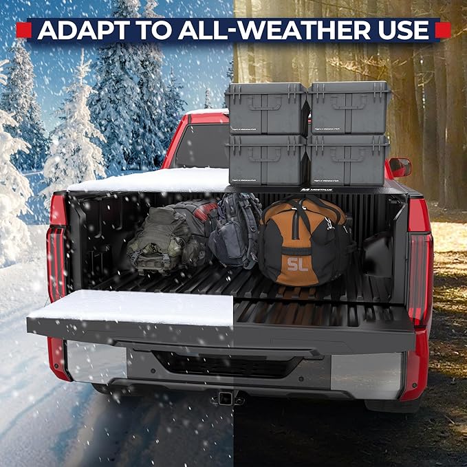 MOSTPLUS Roll-Up Soft Vinyl Truck Bed Tonneau Cover Compatible with 2007-2013 Toyota Tundra Fleetside w/Deckrail System 5.5 FT 66.7 inch On Top