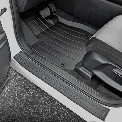 Floor Mats Cargo Mat Set for Honda CRV 2026 2025 2024 2023 Car Mat Accessories(Include Hybrid), All Weather TPE Cargo Liner Door Sill Protectors for CR-V Gas Hybrid(Full Set Mats)
