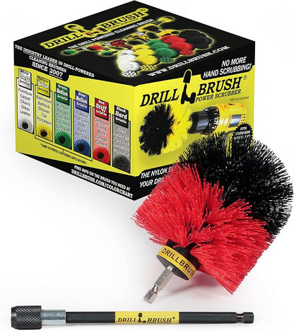 Outdoor Cleaning Supplies - Garden and Patio Refreshing Tool - Outdoor Rug Scrub Brush - Bird Bath Cleaning Tool - Garden Statues Cleaning Kit - Concrete Cleaner - Headstone Restoration Cleaning Kit