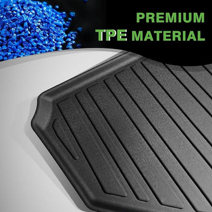 BestEvMod Gen2 Frunk Mat Compatible with Rivian R1T R1S Gen 2 All-Weather Front Trunk Mat TPE Material Rubber Cargo Liner 2025 2026 Accessories (Frunk Liner 2025+)