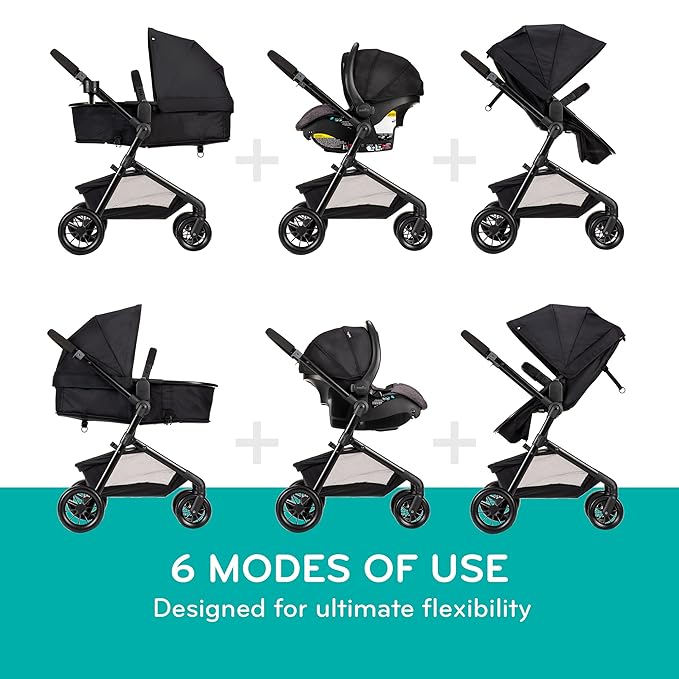 Evenflo Pivot Modular Travel System with SafeMax Car Seat