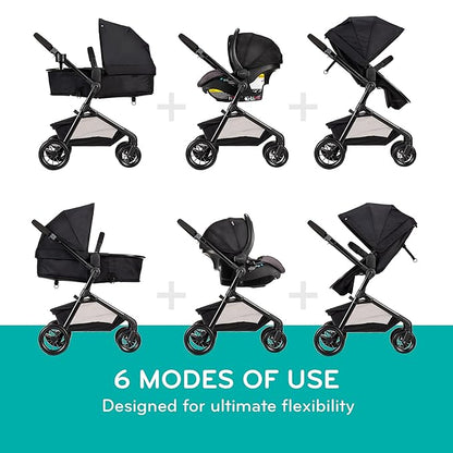 Evenflo Pivot Modular Travel System with SafeMax Car Seat