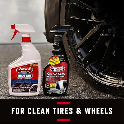 Black Magic 120218 No Scrub All Wheel Cleaner, 23 oz. (Pack of 2) - No Scrubbing Needed, Just Apply, Hose Off and Wipe for Clean Wheels Every Time