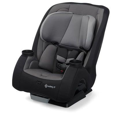 Safety 1st TriMate 3-in-1 Convertible Car Seat, Slim Fit, Infant to Big Kid Car Seat, Easy-Install Harness, Machine-Washable Cover, Dishwasher-Safe Cup Holders, 5-100 lbs, Sharkskin