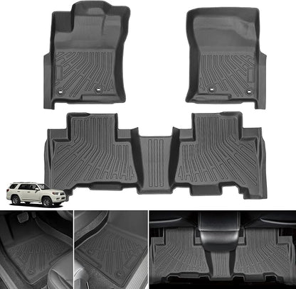 Floor Mats for Toyota 4Runner, SR5 | Limited 2010 2011 2012(ONLY 5 Seats), Custom Fit Lexus GX460 2010-2013 Floor Mats TPE Non-Slip Waterproof, Car Accessories for 5th gen 4runner Floor Mat