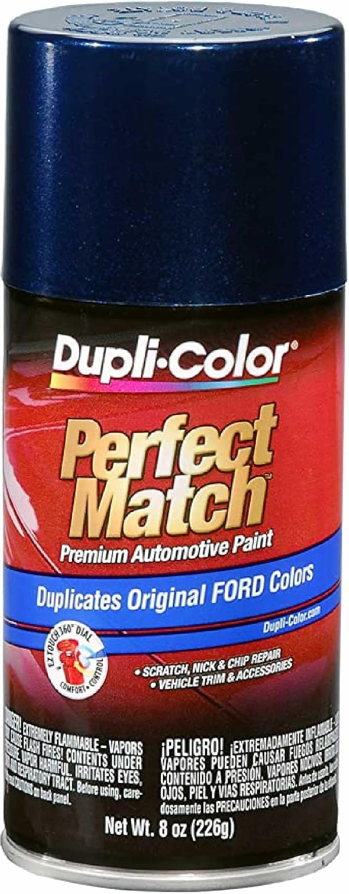 Dupli-Color Perfect Match Premium Automotive Paint, Twilgiht Blue (M), 8 oz