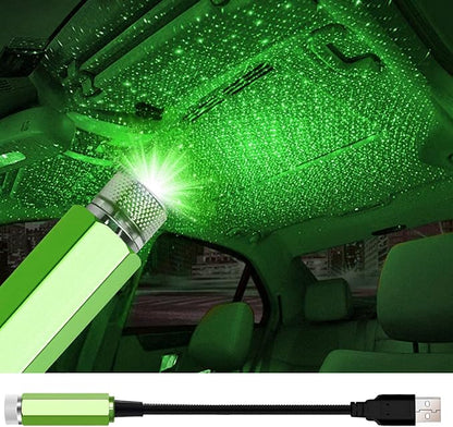 Star Projector Night Light, Car Accessories for Women and Men, Romantic Car Led Lights Interior, Adjustable Interior Car Lights, Bedroom, Roof, Room Decor, Home Decor, Plug and Play