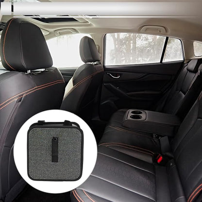 1 Pcs Universal Car Trash Can Hanging 9.1" Length 5.5" Width 9.1" Height Trash Bin Multicolor Fabric Rhinestone