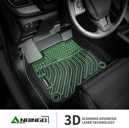 ANBINGO®Fit for Dodge Ram Floor Mats 2019-2024 Ram 1500 Crew Cab New Body with Original Storage(NOT Classic Models) All Weather Mat for Dodge TPE Car Mat Rugs for Rubber Trunk Carpet
