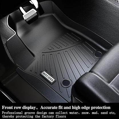 Floor Mats Fits 2018-2024 2025 2026 Dodge Ram Promaster 1500/2500/3500,TPE All Weather Protection Car Front Row Mats, Black mat Accessories(Not Fit for EV & Ram Promaster City)
