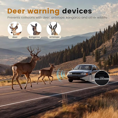 4 PCS Deer Whistles for Car, Automotive Save a Deer Whistles to Avoid Collisions, Vehicle Deer Warning Devices Horn Sensor, Universal Animal Alert Car Accessories