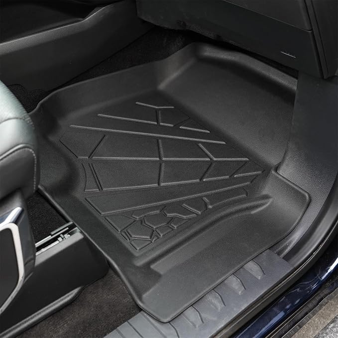 KARPAL Floor Mats for 2015-2026 Ford F-150 Supercrew/Supercab (Includes 2022-2026 Lightning), Custom Fit TPE All Weather Ford F150 Accessories Front Floor Liner