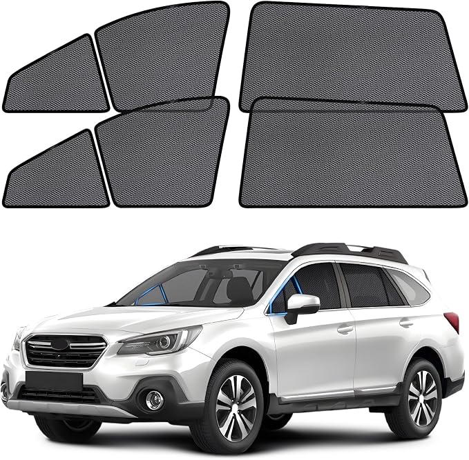 ZATOOTO Car Window Shades for Outback 2021-2024, Car Window Cover Baby Sun Shades Sun Blocker Outback Side Window Screens for Camping | UV Protection, Privacy, Ventilation, and Bug-Free Design