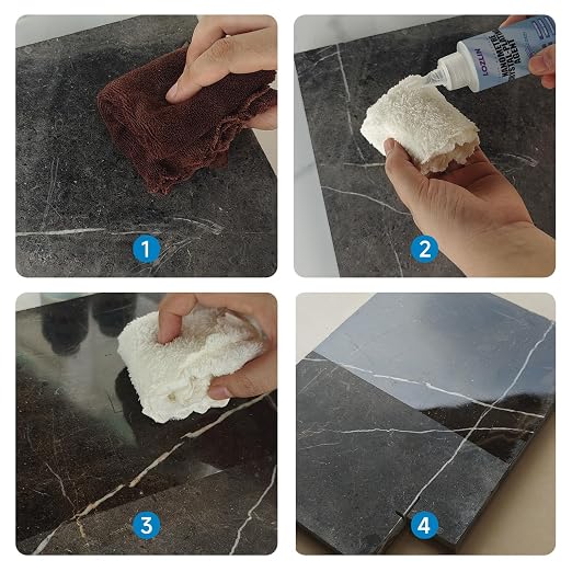 LOZLIN Nano Clear-Crystal Coating Multi-Surface Protector for Marble Granite Tile Countertop, Car Paint Wood Plastic Leather Ceramic Shine & Scratch Stain Protection-100ml