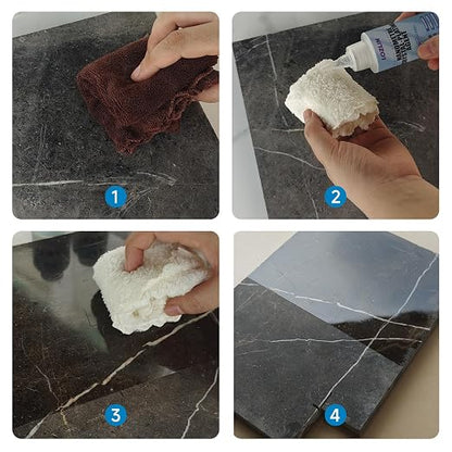 LOZLIN Nano Clear-Crystal Coating Multi-Surface Protector for Marble Granite Tile Countertop, Car Paint Wood Plastic Leather Ceramic Shine & Scratch Stain Protection-100ml