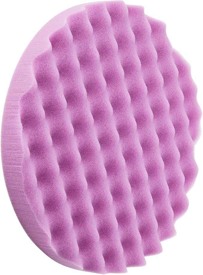 3M Perfect It 1 Step Foam Finishing Pad, 33036, Flat Back Hook it, Surface Buffing, Collision Repair, High Gloss Polish, 8 in, 2 Pads/Bag