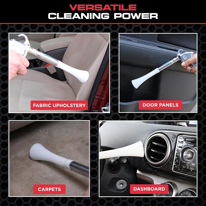 Tornador CT-100 Classic Replacement Cone | White Plastic Nozzle for Z-010 Cleaning Gun | Durable Trumpet Design for Even Spray | Perfect for Car Detailing & Interior Cleaning Pros